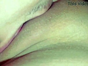 she fingers her boyfriend's pussy in front