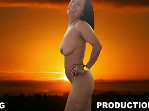 Shaving On Balcony In South America.