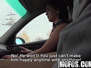 Mofos - Stranded Teen 18+S - Hungarian Babes Backseat Fuck Starring Loren Minardi