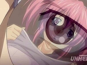 Busty teen visits doctor for uncensored hentai creampie