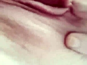 Alura Marie Baker shows tits and pussy while squirting