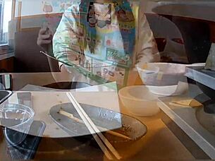 perverted small-breasted slut wife enjoys creampie frenzy with mai the hairless housewife for two days