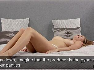 yo, this cute teen 18+ works her tight vagina till she cums!