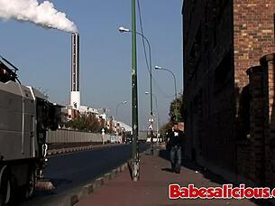 Perfect Babe Takes Long Huge Black Dildo Anal Intensely