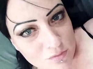 Alura Marie Baker shows tits and pussy while squirting