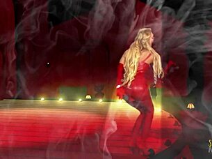 Busty blonde milf masturbates with a big dildo before sharing two cocks with a brunette babe until they get a facial