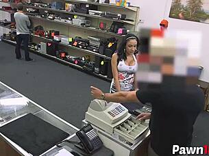 Amazing tits latina fucked by big cock