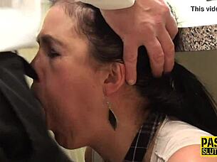 i watch this milf sub ride anally in bdsm group scene