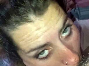 i love sucking my boyfriend's cock all day, deepthroat and swallow cum