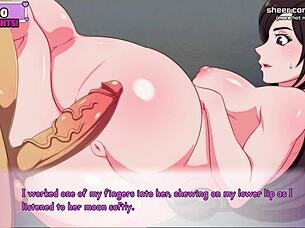 Tifa from Final Fantasy gives blowjob, gets pussy fucked hard, enjoys anal.