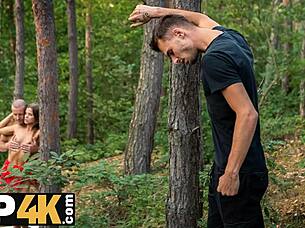 Father In Law Cheats With Young In Forest