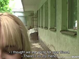 Horny nympho gets quick outdoor fuck 😈