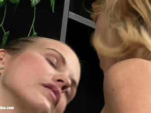 Sensual Lesbian Sex By Sharon And Hanna