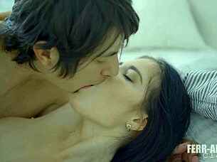 Tall Bombshell Sensual Make Out With Young Stud Then Beautiful Anal Sex