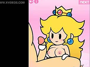 Paper peach hand job animation by peachypop34