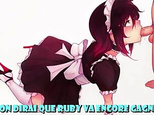 who dominates in this rwby hentai joi?