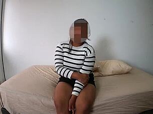 Granny Uses Black Vibrator For Orgasm.