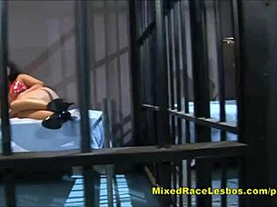 Hot lesbian action in prison setting