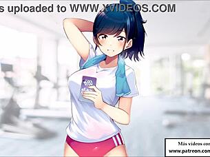 joi roleplay in gym teaches new masturbation techniques