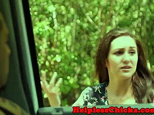 Petite 18yo stranded and dominated in bdsm