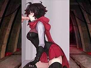 who dominates in this rwby hentai joi?