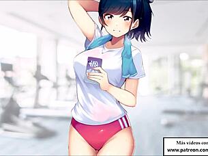 joi roleplay in gym teaches new masturbation techniques