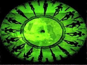 Vintage erotic illustration of asian cartoon