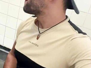 Sucking Construction Worker's Cock Until He Cums Milk!