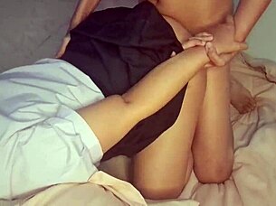 i love doggy style, it makes me so horny, getting creampied in this homemade video with my partner.