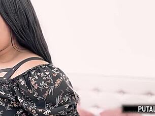 Brithany caught and fucked sensually with creampie 😍