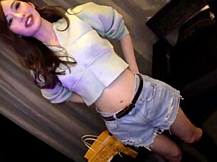 Dancer feels intense pleasure in blowjob travels.