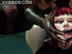 why does this white slut deepthroat in second life outdoors?