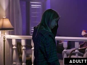 Adult Time - Voyeur Lesbian Teen Watches Aidra Fox And Kristen Scott Lick Each Others Pussies