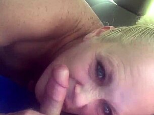 slutty wife blows then rides husband