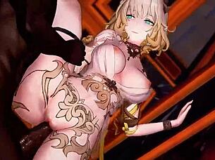 aglaea embarks on an epic adventure in the world of hentai fantasies