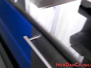 Slutty teen 18+ receives facial in high definition POV scene