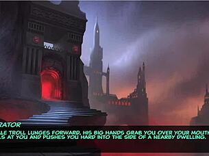 Legend of Elmora Part 3: Rough Sex Against the Rocks