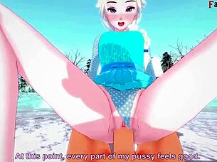 elsa gets pounded hard in frozen fantasy