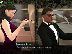 beautiful model in fashionbusiness demonstrates work, turning into hentai fun