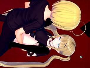 blonde busty gal eleanor in wild 3d hentai action, dang it