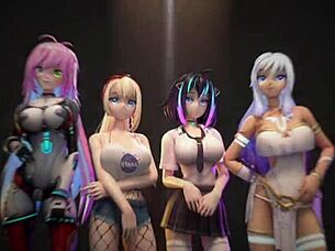 pov blowjob from hentai vtuber elfie love