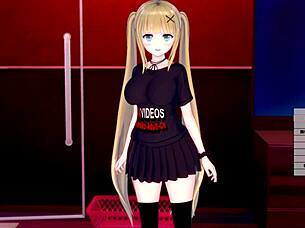 blonde busty gal eleanor in wild 3d hentai action, dang it