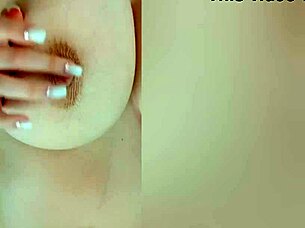 busty beauty bounces boobs solo when parents sleep