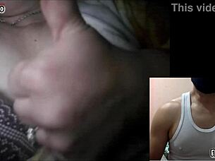 Big Tits Neighbor Watches Me Cum