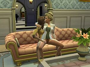 Judith Ward Enjoys This Sexy Woman In Hentai Game 😍