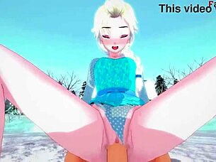 elsa gets pounded hard in frozen fantasy