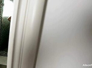 alison tyler masturbates in the shower, so hot