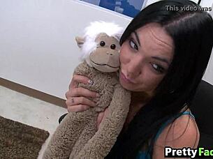 Megan, take this cum on your face!