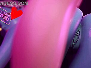 linx and joey in a suggestive lesbian hentai scene