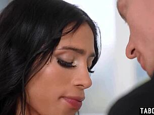 Alejandra rico casually deepthroats a monster cock in stockings